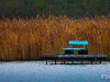 Le banc bleu