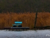 Le banc bleu