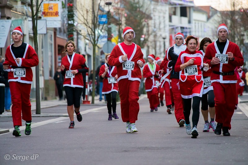 Course des pères Noël